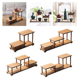 Maxbell Spice Rack Storage Shelves Showcase Fixtures for Model Collectibles Cosmetic A