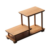 Maxbell Spice Rack Storage Shelves Showcase Fixtures for Model Collectibles Cosmetic A