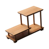 Maxbell Spice Rack Storage Shelves Showcase Fixtures for Model Collectibles Cosmetic A