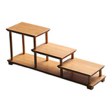 Maxbell Spice Rack Storage Shelves Showcase Fixtures for Model Collectibles Cosmetic B