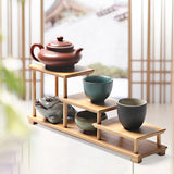 Maxbell Spice Rack Storage Shelves Showcase Fixtures for Model Collectibles Cosmetic B