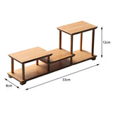 Maxbell Spice Rack Storage Shelves Showcase Fixtures for Model Collectibles Cosmetic D