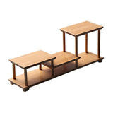 Maxbell Spice Rack Storage Shelves Showcase Fixtures for Model Collectibles Cosmetic D