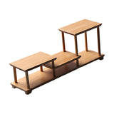 Maxbell Spice Rack Storage Shelves Showcase Fixtures for Model Collectibles Cosmetic D