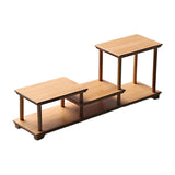 Maxbell Spice Rack Storage Shelves Showcase Fixtures for Model Collectibles Cosmetic D