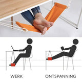 Maxbell Airplane Footrest Hammock Comfortable Soild Color Sturdy for Trip Desk