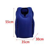 Maxbell Travel Pillow Head and Neck Pillow Folding for Train Traveling Bedroom