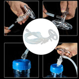 Maxbell Transparent Drinking Tea Bottled Water Dustproof Plug Size 8.5x7cm Universal With 1.5m Hose