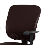 Maxbell Removable Chair Seat Slipcovers Back Cover for Computer Chair Gaming Chair Coffee