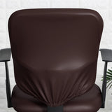 Maxbell Removable Chair Seat Slipcovers Back Cover for Computer Chair Gaming Chair Coffee