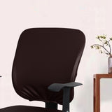Maxbell Removable Chair Seat Slipcovers Back Cover for Computer Chair Gaming Chair Coffee
