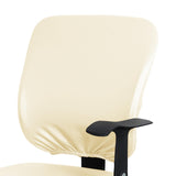 Maxbell Removable Chair Seat Slipcovers Back Cover for Computer Chair Gaming Chair Beige