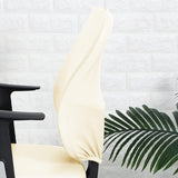 Maxbell Removable Chair Seat Slipcovers Back Cover for Computer Chair Gaming Chair Beige