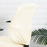 Maxbell Removable Chair Seat Slipcovers Back Cover for Computer Chair Gaming Chair Beige