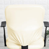 Maxbell Removable Chair Seat Slipcovers Back Cover for Computer Chair Gaming Chair Beige