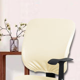 Maxbell Removable Chair Seat Slipcovers Back Cover for Computer Chair Gaming Chair Beige