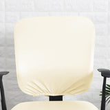 Maxbell Removable Chair Seat Slipcovers Back Cover for Computer Chair Gaming Chair Beige