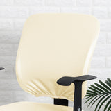 Maxbell Removable Chair Seat Slipcovers Back Cover for Computer Chair Gaming Chair Beige