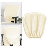 Maxbell Removable Chair Seat Slipcovers Back Cover for Computer Chair Gaming Chair Beige