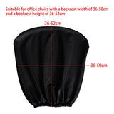 Maxbell Removable Chair Seat Slipcovers Back Cover for Computer Chair Gaming Chair Black