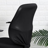 Maxbell Removable Chair Seat Slipcovers Back Cover for Computer Chair Gaming Chair Black