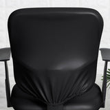 Maxbell Removable Chair Seat Slipcovers Back Cover for Computer Chair Gaming Chair Black