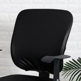 Maxbell Removable Chair Seat Slipcovers Back Cover for Computer Chair Gaming Chair Black