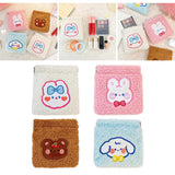 Maxbell pouch Organizer Nursing Pad Bag Cartoon for Mini Mirrors White