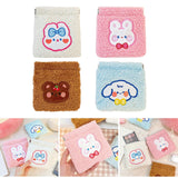 Maxbell pouch Organizer Nursing Pad Bag Cartoon for Mini Mirrors White
