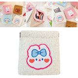 Maxbell pouch Organizer Nursing Pad Bag Cartoon for Mini Mirrors White