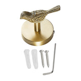 Maxbell Wall Mounted Coat Hook Organizer Sturdy Accessories for Robe Scarfs Entryway Bird
