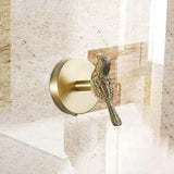 Maxbell Wall Mounted Coat Hook Organizer Sturdy Accessories for Robe Scarfs Entryway Bird