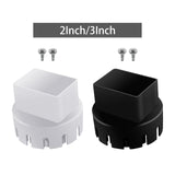 Maxbell Downspout Adapter Universal for Landscape Pipe Outdoor Corrugated Pipe White 2inchx3inch