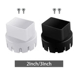 Maxbell Downspout Adapter Universal for Landscape Pipe Outdoor Corrugated Pipe White 2inchx3inch