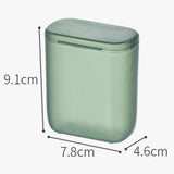 Maxbell cable Charger Storage Box Cord Holder with Lid for Cord Office Charger Matte Green
