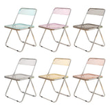 Maxbell Acrylic Clothing Store Photo Chair Furniture for Dining Room Office Home Clear