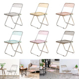 Maxbell Acrylic Clothing Store Photo Chair Furniture for Dining Room Office Home Clear