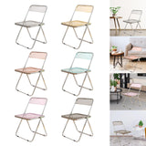 Maxbell Acrylic Clothing Store Photo Chair Furniture for Dining Room Office Home Clear