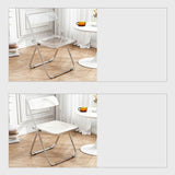Maxbell Acrylic Clothing Store Photo Chair Furniture for Dining Room Office Home Clear