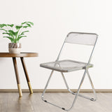 Maxbell Acrylic Clothing Store Photo Chair Furniture for Dining Room Office Home Clear