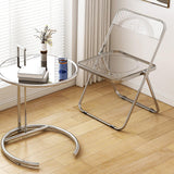 Maxbell Acrylic Clothing Store Photo Chair Furniture for Dining Room Office Home Clear