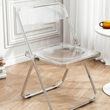 Maxbell Acrylic Clothing Store Photo Chair Furniture for Dining Room Office Home Clear