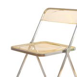Maxbell Acrylic Clothing Store Photo Chair Furniture for Dining Room Office Home Light Yellow