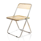 Maxbell Acrylic Clothing Store Photo Chair Furniture for Dining Room Office Home Light Yellow