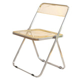 Maxbell Acrylic Clothing Store Photo Chair Furniture for Dining Room Office Home Light Yellow