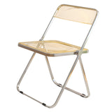 Maxbell Acrylic Clothing Store Photo Chair Furniture for Dining Room Office Home Light Yellow