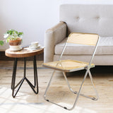Maxbell Acrylic Clothing Store Photo Chair Furniture for Dining Room Office Home Light Yellow