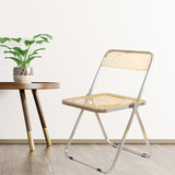 Maxbell Acrylic Clothing Store Photo Chair Furniture for Dining Room Office Home Light Yellow