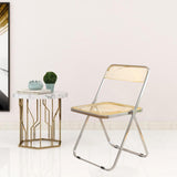 Maxbell Acrylic Clothing Store Photo Chair Furniture for Dining Room Office Home Light Yellow
