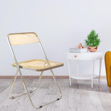 Maxbell Acrylic Clothing Store Photo Chair Furniture for Dining Room Office Home Light Yellow